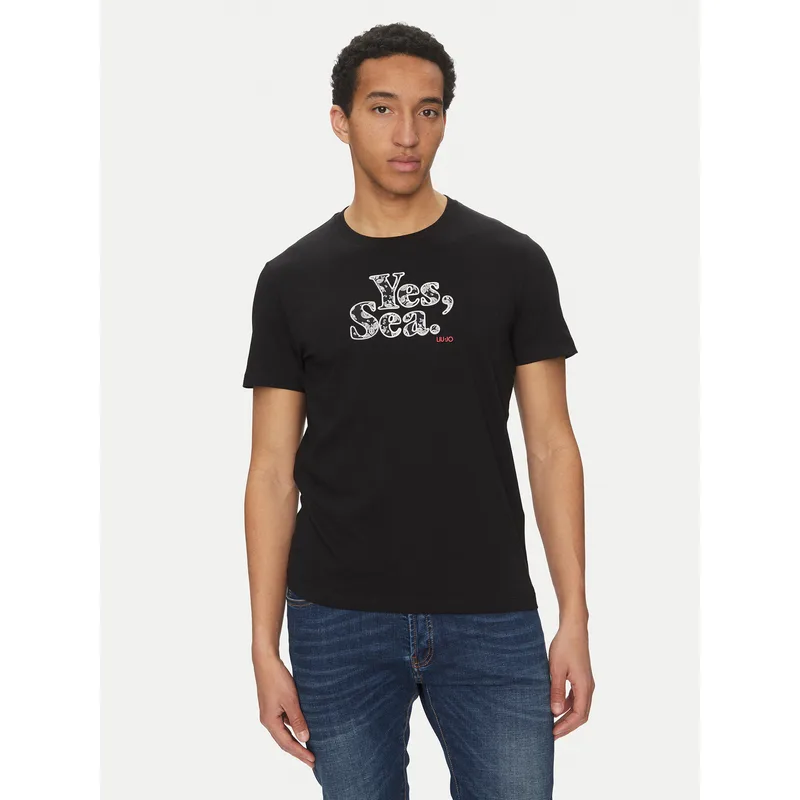Liu Jo T-Shirt QA5190 J4924 Μαύρο Regular Fit