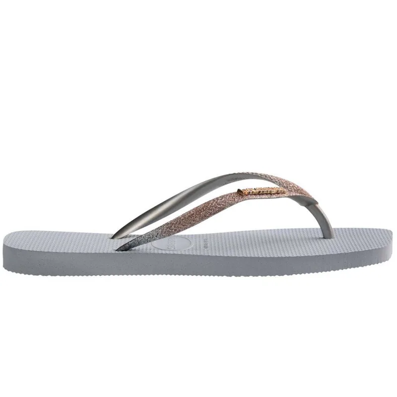 Havaianas W Square Glitter FC (4148102-3498 Cinza Gelo)