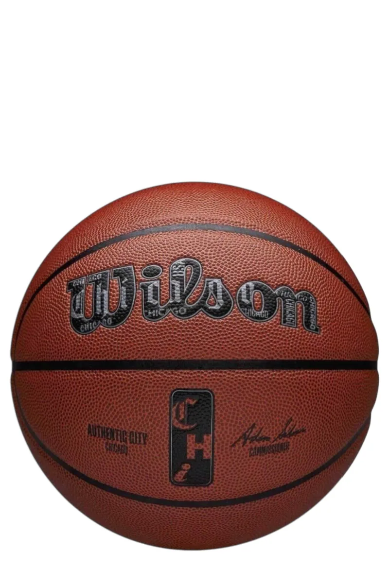 Μπάλα Μπάσκετ Wilson NBA Authentic City Chicago Size 7 WZ2016002XB7-Brown