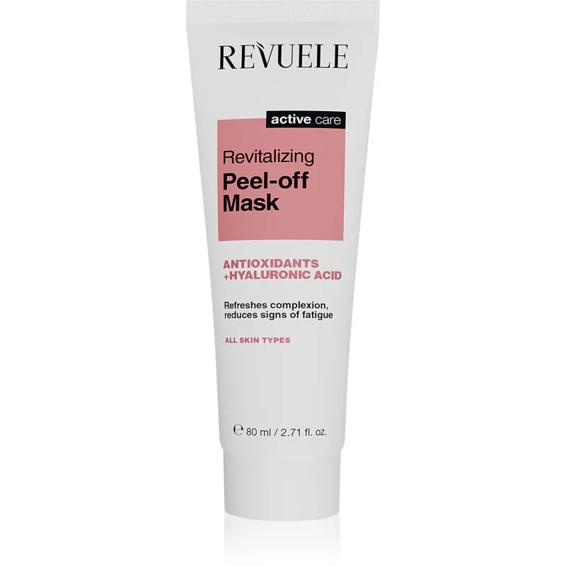 Revuele Active Care Peel-off Mask μάσκα προσώπου που ξεφλουδίζει με αναζωογονητική δράση 80 ml