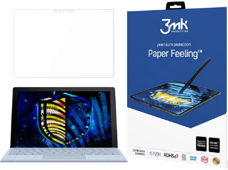 3MK Paper Feeling Premium Screen Protector - Μεμβράνη Προστασίας Οθόνης Microsoft Surface Pro 7 12.3" - 2 Τεμάχια (5903108448680)