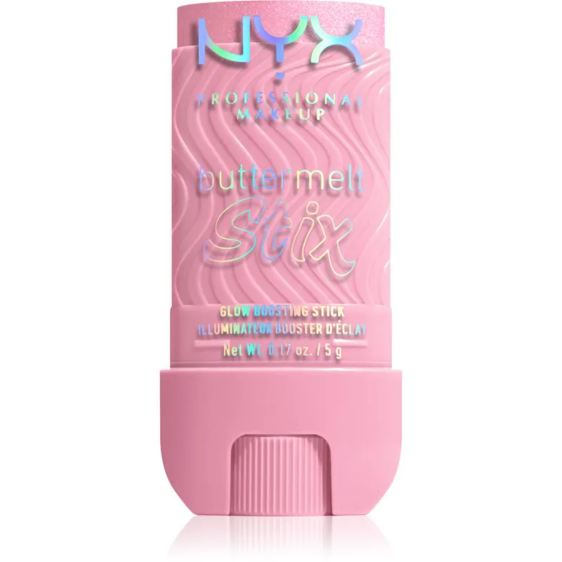 NYX Professional Makeup Buttermelt Glow Stix λαμπρυντική μπάρα απόχρωση 04 My Melt Era 5 γρ