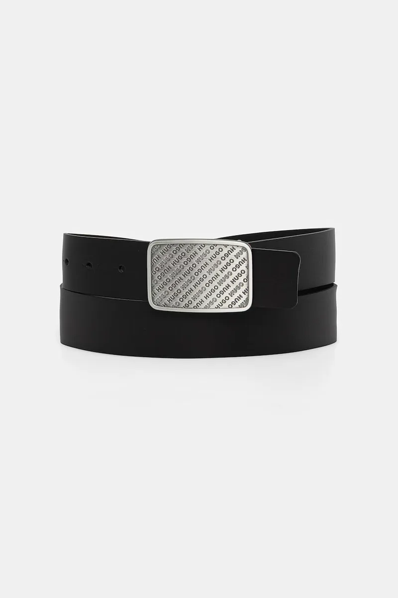 HUGO Ζώνη Ανδρική δερμάτινη Giacob_Sz40