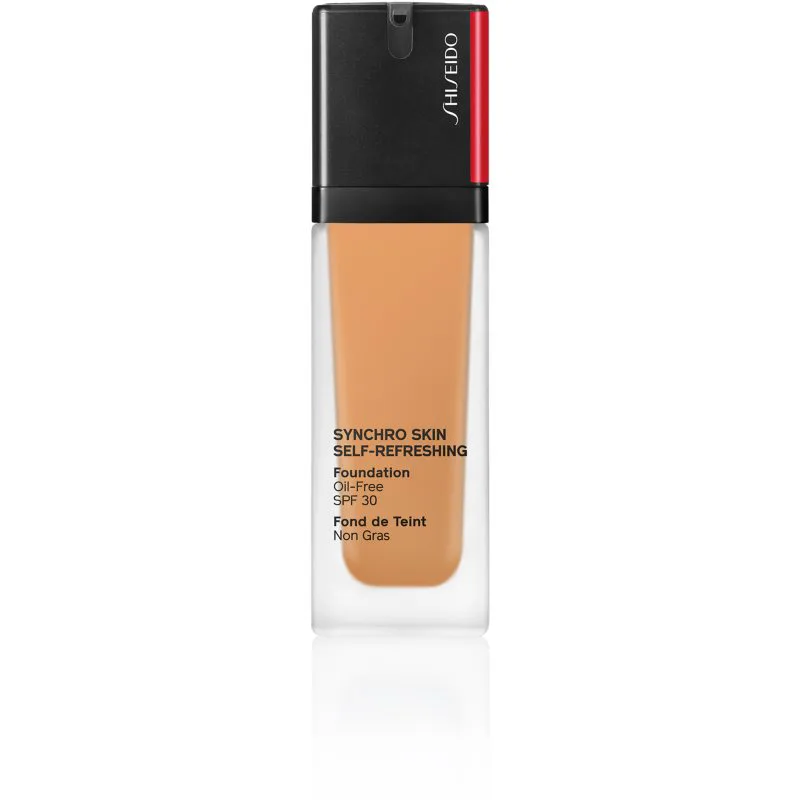 Shiseido Synchro Skin Self-Refreshing Foundation μακράς διαρκείας μεικ απ SPF 30 απόχρωση 410 Sunstone 30 ml