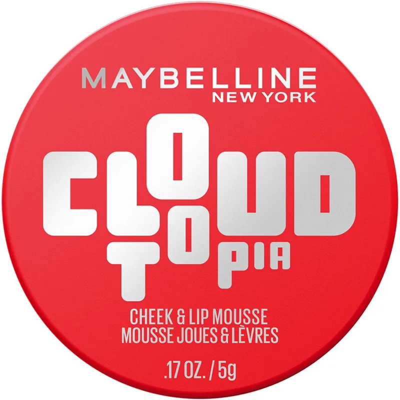 Maybelline Cloudtopia Cheek & Lip Mousse Ματ Μους για τα Μάγουλα & Χείλη με Ανάλαφρη Υφή & Πλούσιο Χρώμα 5g - 03 Divine Crimson
