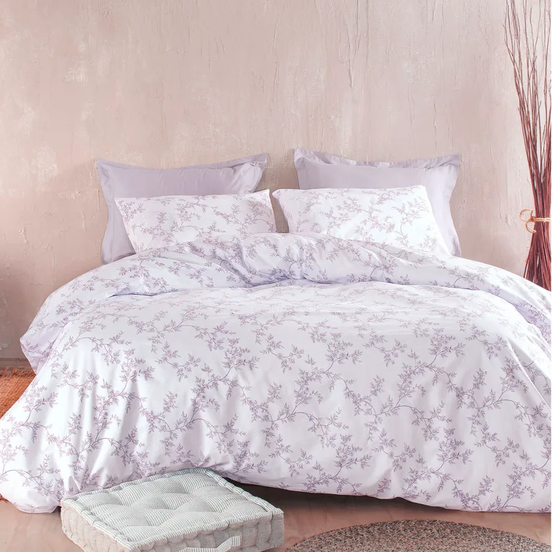 Παπλωματοθήκη Μονή (Σετ 160x250) Rythmos Symbol Odet Purple