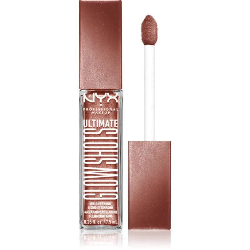 NYX Professional Makeup Ultimate Glow Shots Υγρή γκλίτερ σκιά ματιών απόχρωση 09 Mango Moment 7,5 ml