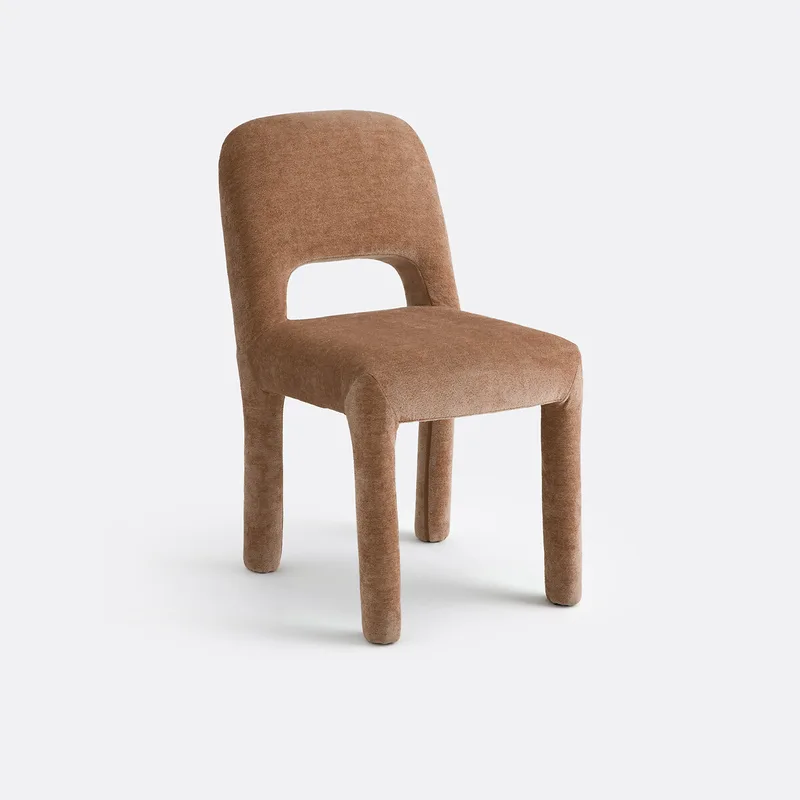 Καρέκλα XL επενδυμένη με ύφασμα Μ57xΠ45xΥ83cm