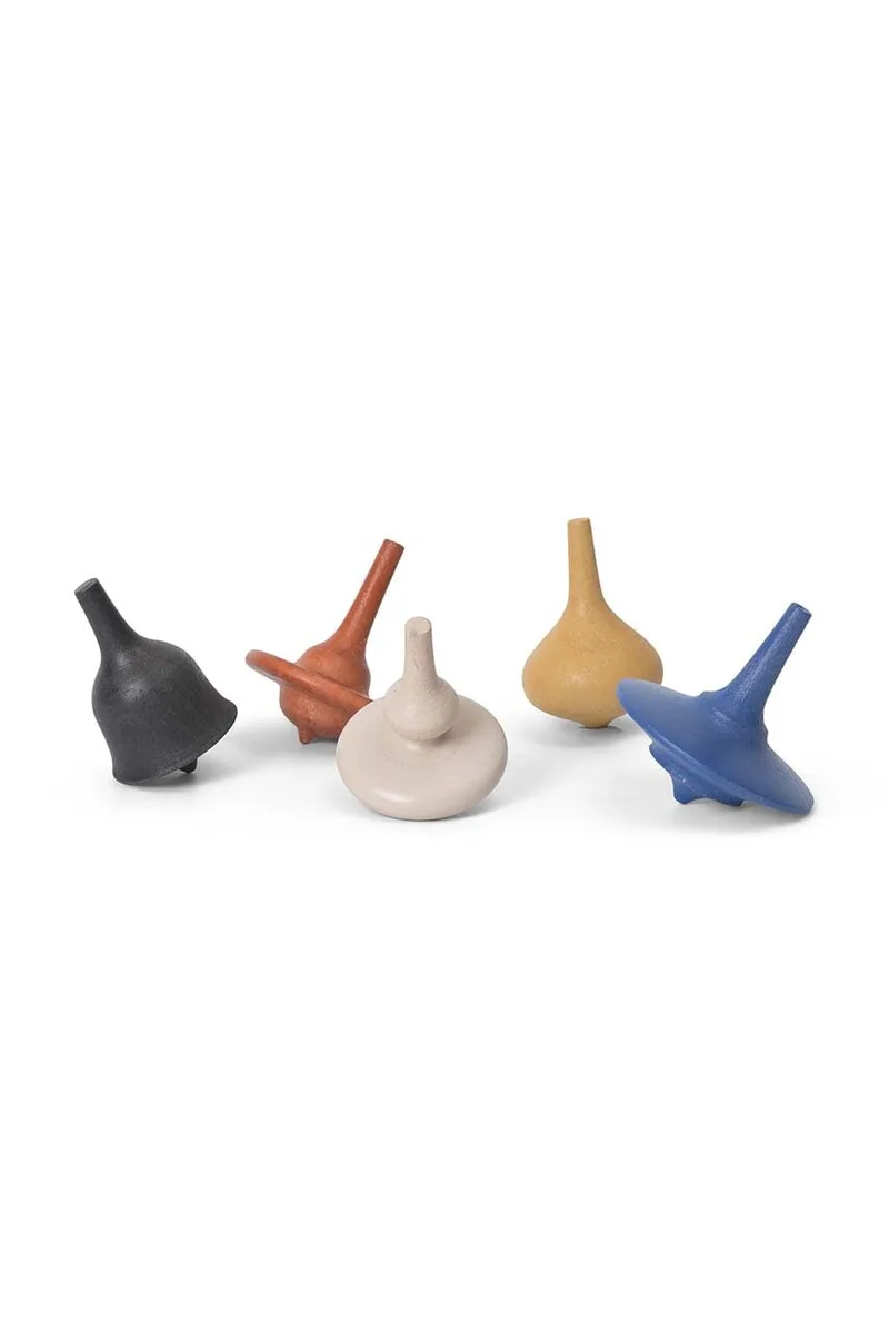 Περιστρεφόμενο παιχνίδι ferm LIVING Spin Tops 5-pack