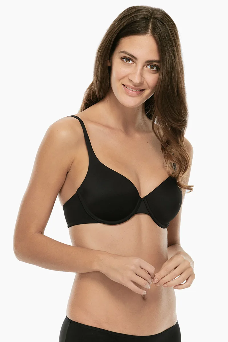 Lovable γυναικείο σουτιέν ''Invisible Lift'' cup C - LOV-14093C Μαύρο