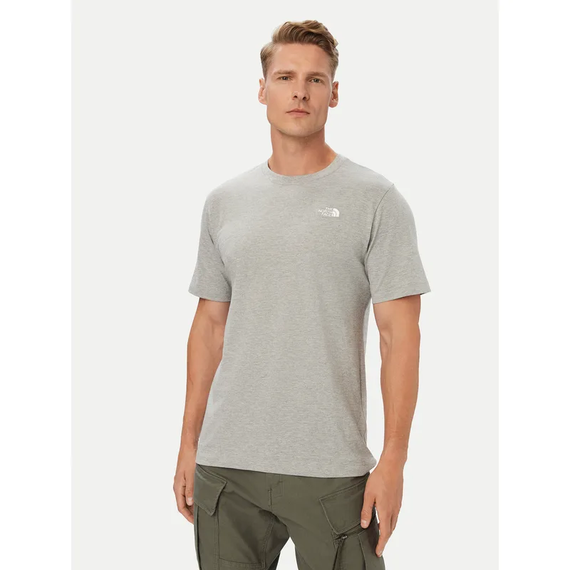 The North Face T-Shirt Evolution Simple Dome NF0A8CZ2 Γκρι Regular Fit