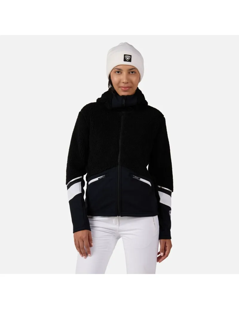 Rossignol W Wispile Fleece Fzh Sweatshirt Black