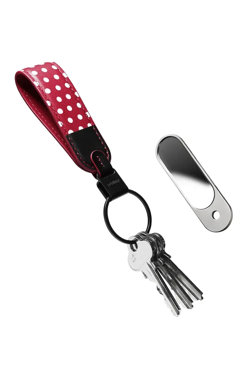 Orbitkey μπρελόκ από φυσικό δέρμα 18,2 x 17,5 x 3 cm