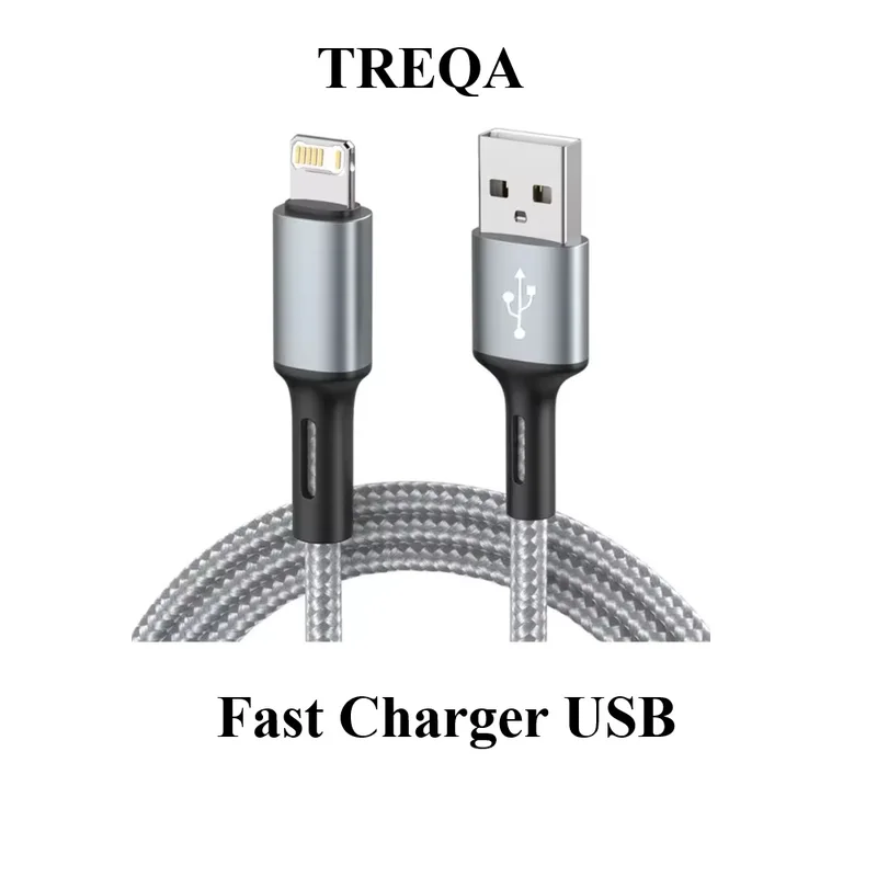 ΚΑΛΩΔΙΟ ΤΑΧΕΙΑΣ ΦΟΡΤΙΣΗΣ LIGHTNING (IPHONE) 1m TREQA