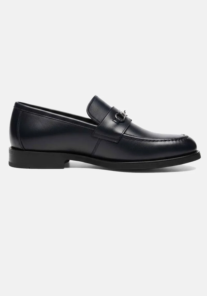 Perlamoda Δερμάτινα Παπούτσια Philippe Lang - 7955 Navy Blue
