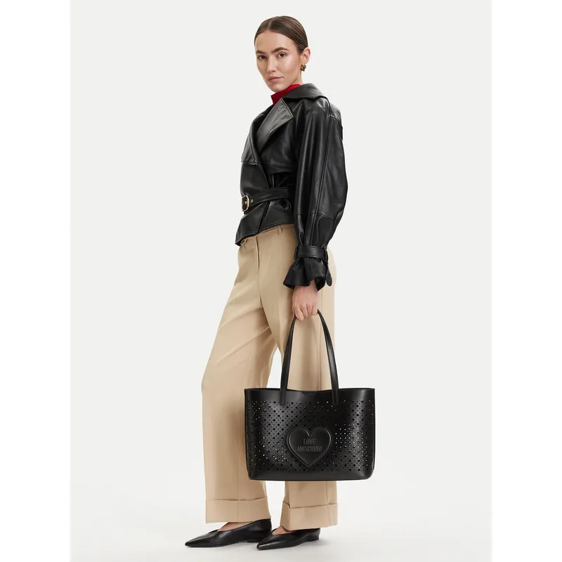 Τσάντα LOVE MOSCHINO JC4289PP0OKK0000 Μαύρο