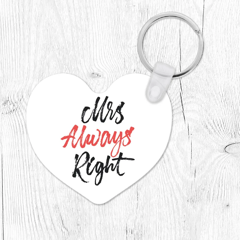 Mrs Always Right - Μπρελόκ - Καρδιά