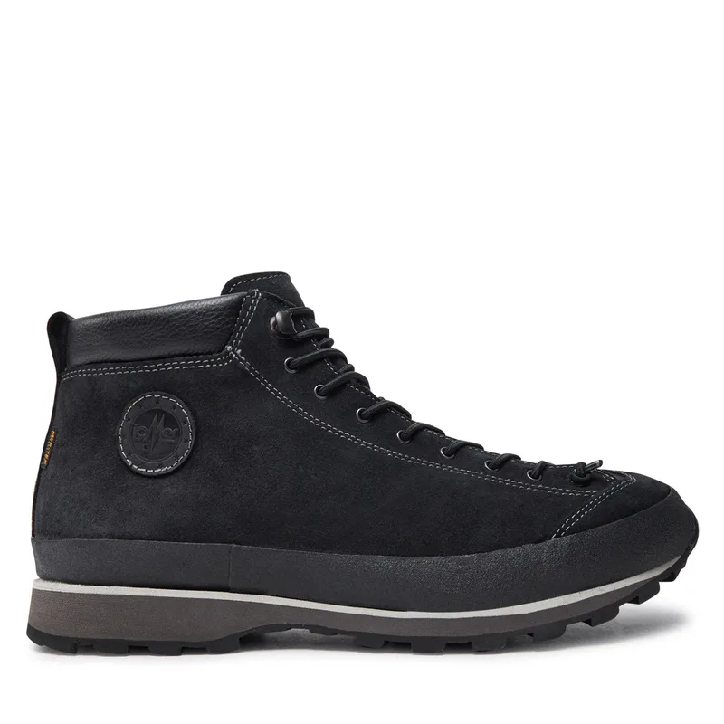 Παπούτσια πεζοπορίας Lomer Bio Naturale Mid Mtx Suede 50085/A Μαύρο