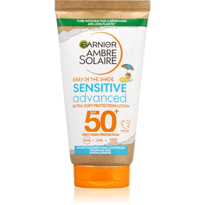 Garnier Ambre Solaire Sensitive Advanced παιδική κρέμα προστασίας SPF 50+ 50 ml