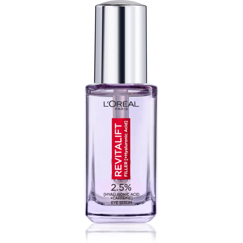 L’Oréal Paris Revitalift Filler λαμπρυντικός ορός για τα μάτια με υαλουρονικό οξύ 20 ml