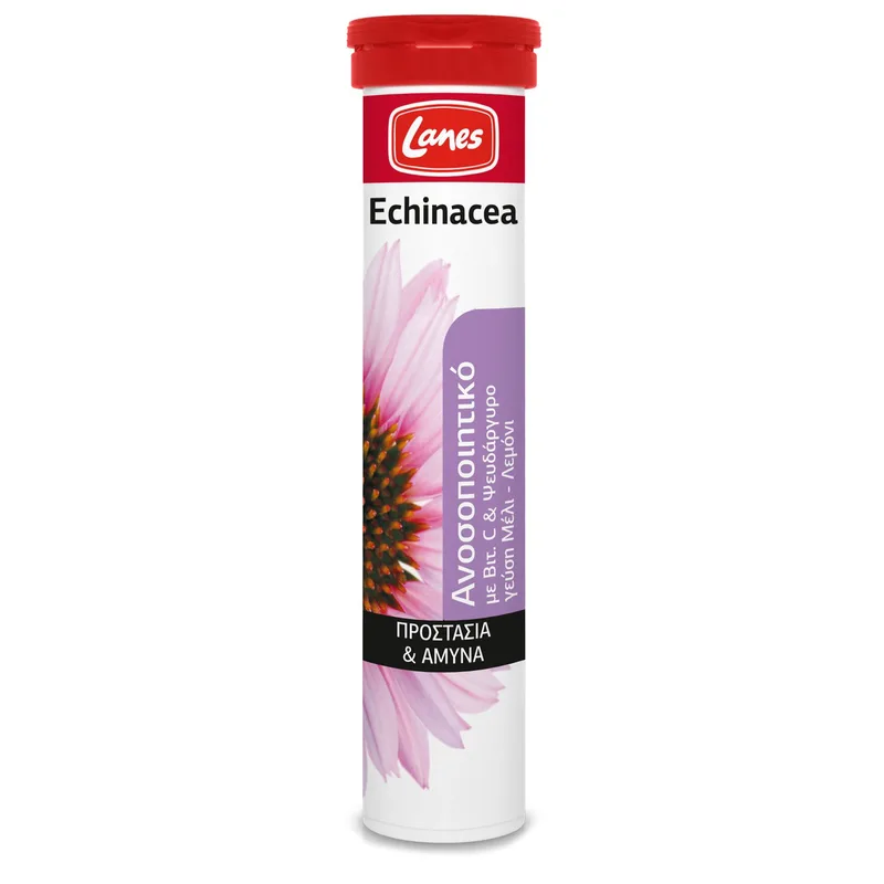 Lanes Echinacea Με Βιταμίνη C για την Πρόληψη του Κρυολογήματος 20 Αναβράζουσες Ταμπλέτες