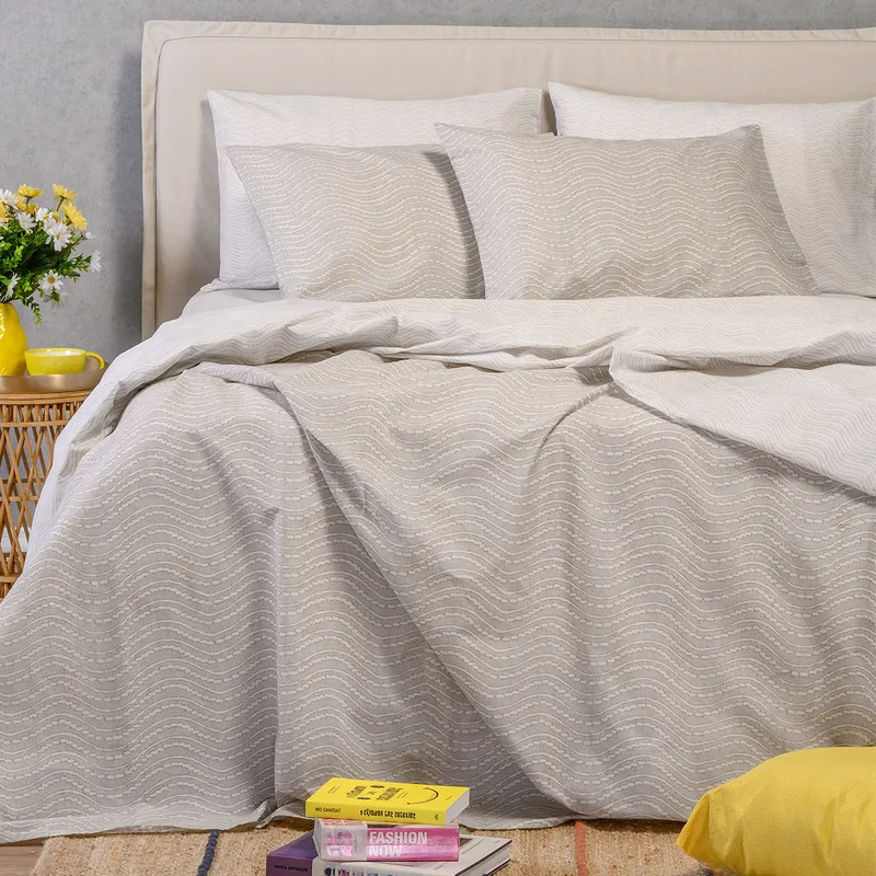 Παπλωματοθηκη υπερδιπλη maverick light grey ultra line (225x245)