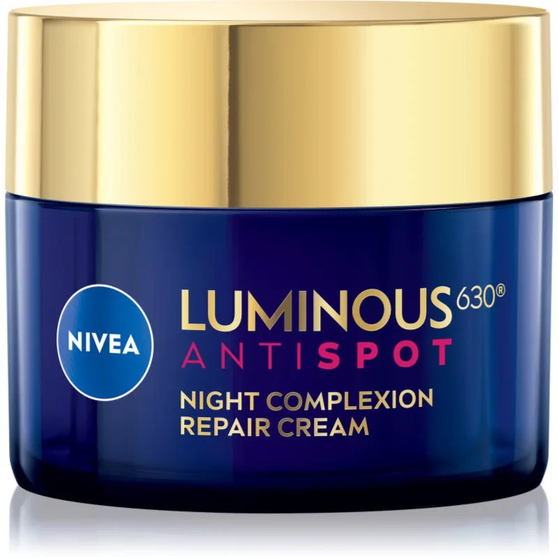 NIVEA Luminous κρέμα νύχτας για την αντιμετώπιση των καφέ κηλίδων 50 ml