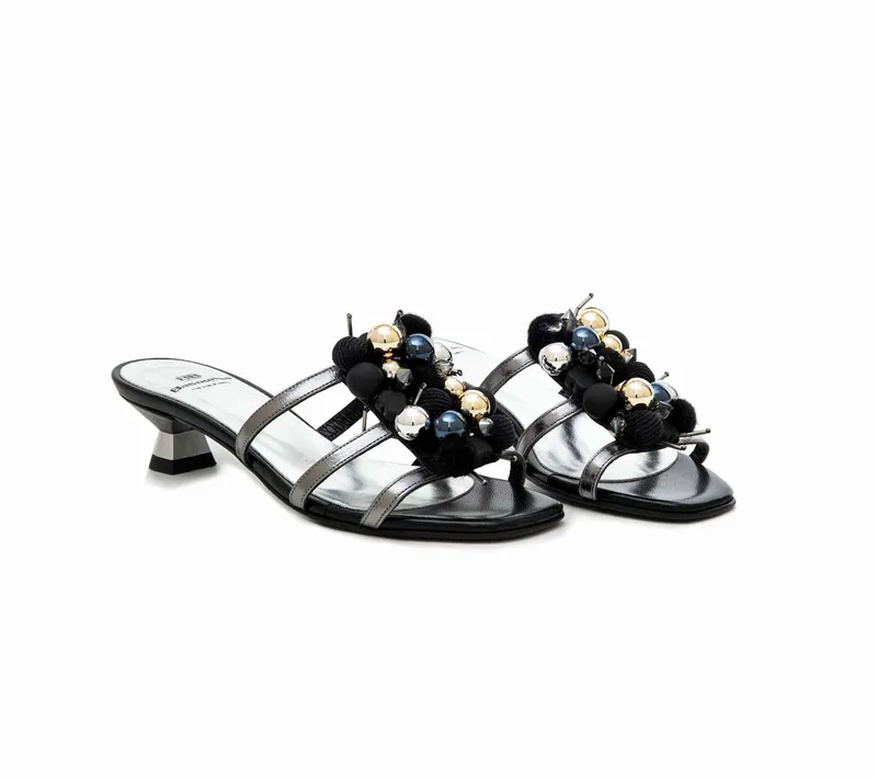 Δερμάτινα Πέδιλα Art 19SS36 Silver