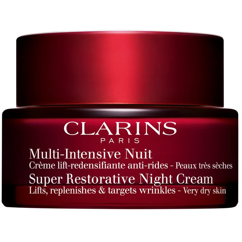 Clarins Super Restorative Night Cream κρέμα νύχτας για ξηρή έως πολύ ξηρή επιδερμίδα 50 ml