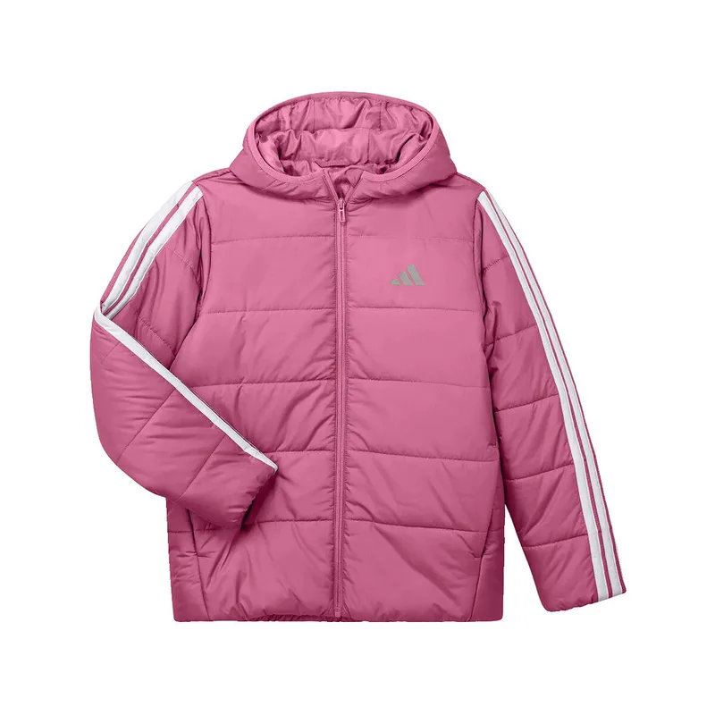 Μπουφάν adidas Veste Essentials 3 Stripes matelassée rose