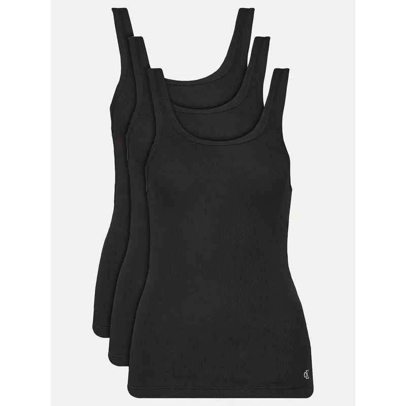 Calvin Klein Underwear Σετ τοπ LV00QS7493 Μαύρο Regular Fit