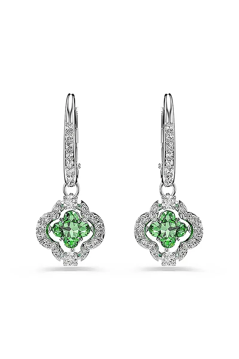 Swarovski σκουλαρίκια γυναικεία μεταλλικά ζιργκόν UNA