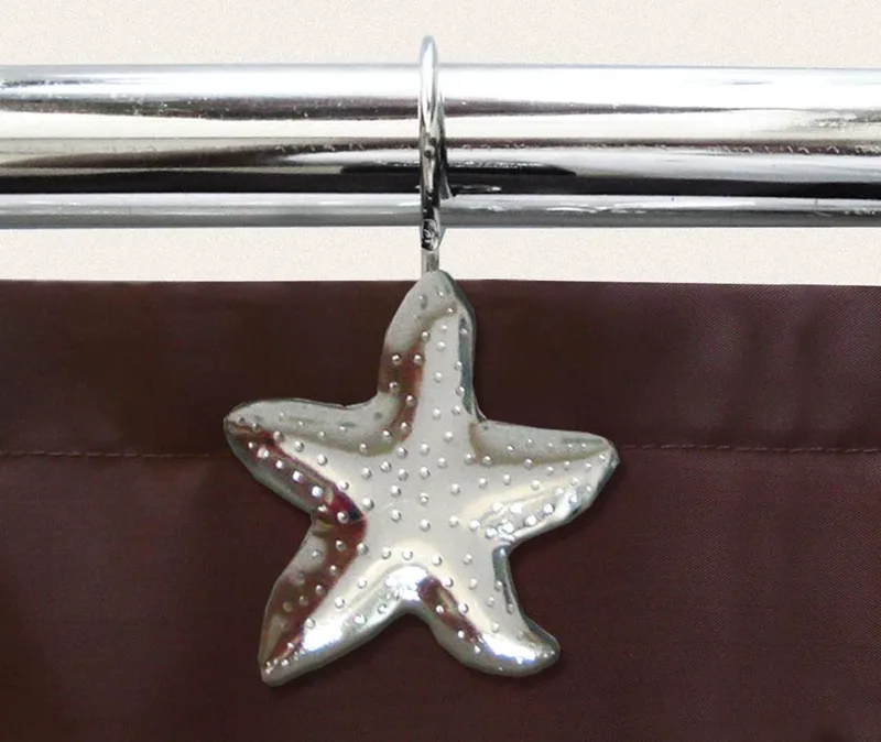 Κρίκοι Κουρτίνας Μπάνιου 12τμχ San Lorentzo Seastar Chrome