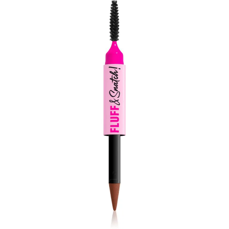 NYX Professional Makeup Fluff & Snatch μολύβι για τα φρύδια με πουδρένιο- αποτέλεσμα απόχρωση Auburn 1 γρ
