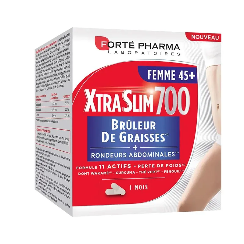 Forte Pharma XtraSlim Fat Burner Women 45 years and over Round Abs 120 tablets