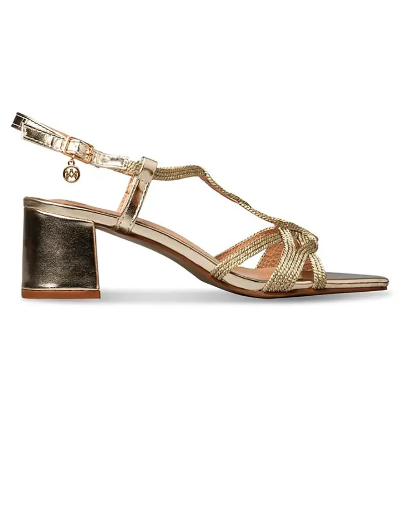 ENVIE ΓΥΝΑΙΚΕΙA ΥΠΟΔΗΜΑΤΑ ΣΥΝΘ. ΠΕΔΙΛΑ E37-23189-GOLD Χρυσό