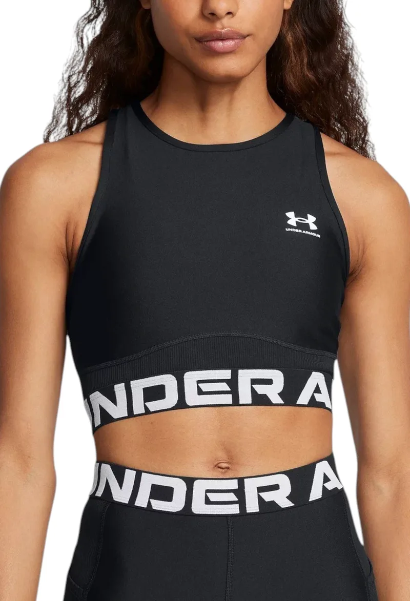 Μπουστάκι Under Armour HeatGear Rib Tank 1388694-001 Γυναικείο