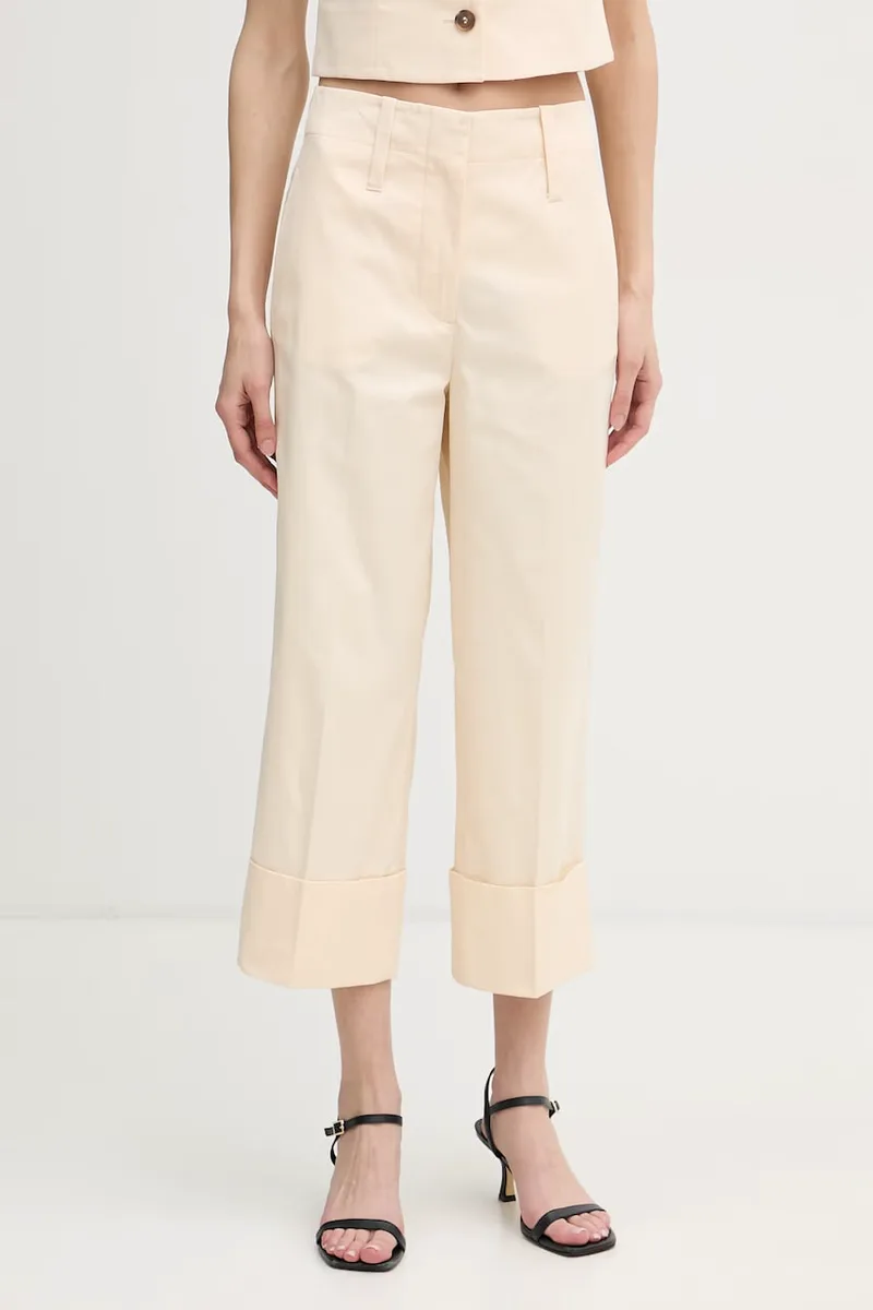 United Colors of Benetton Παντελόνι chino γυναικείο βαμβακερό