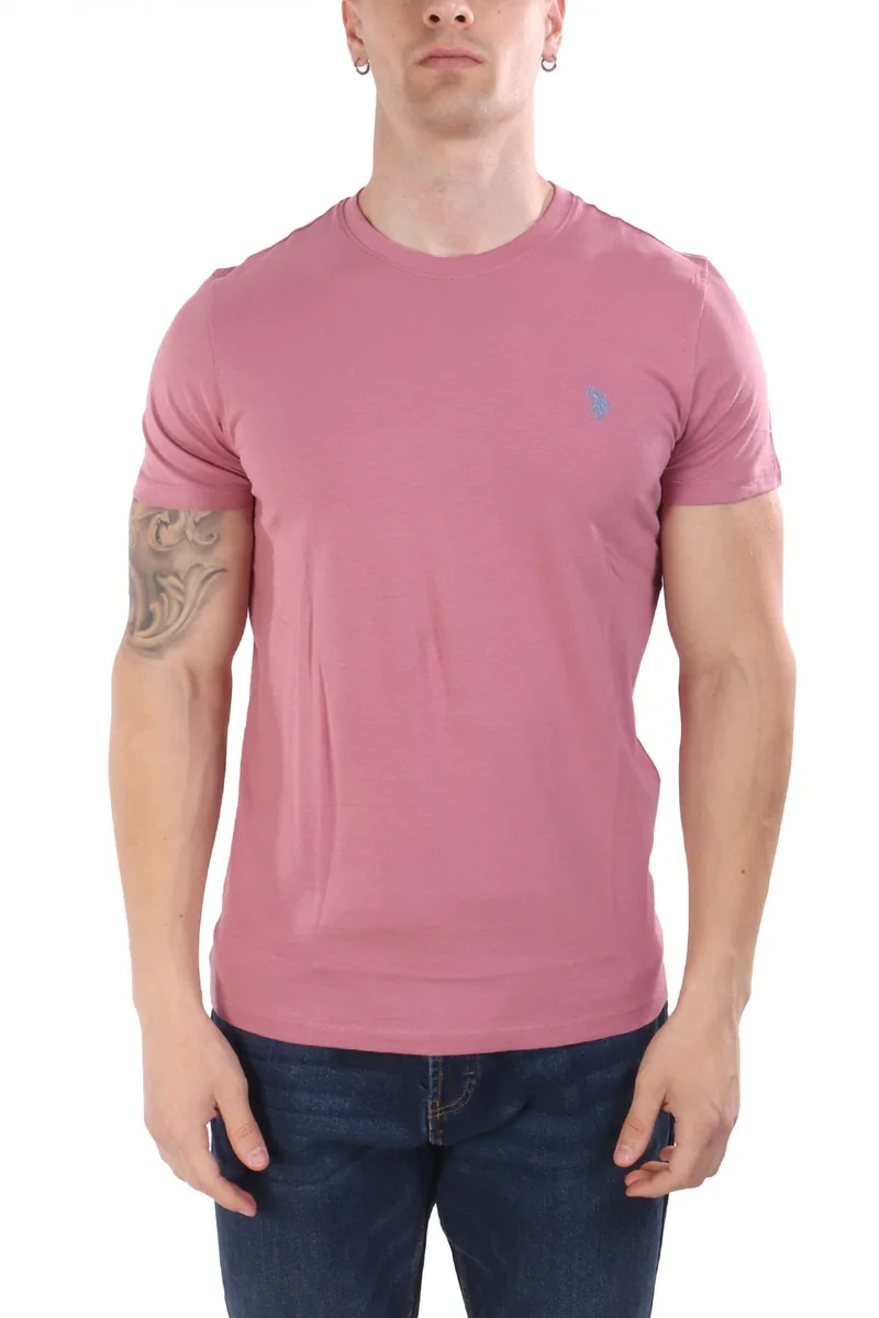 U.S.POLO ASSN T-SHIRT CREW NECK LOGO MICK ΣΑΠΙΟ ΜΗΛΟ