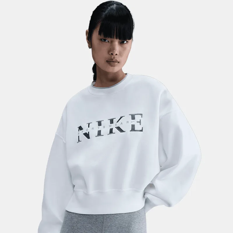 Nike W Nsw Phnx Flc Crew Gls (9000232214_1539)