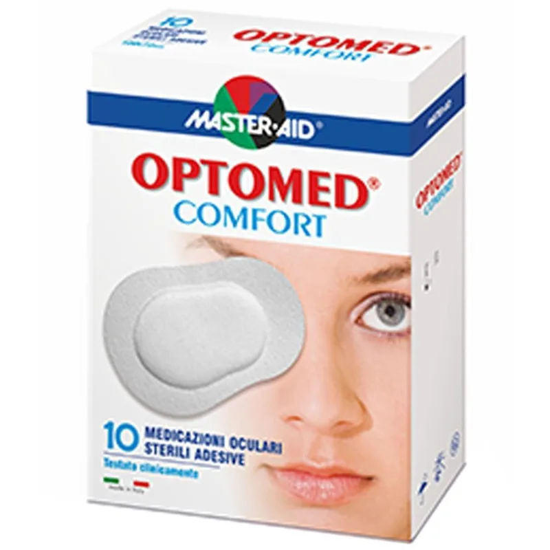 Master Aid Optomed Comfort Οφθαλμικά Επιθέματα 100x72mm 10 Τεμάχια