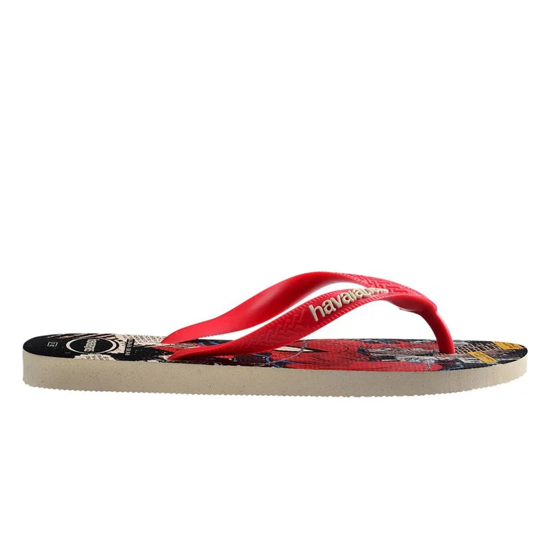 Havaianas Kids Top Marvel CL FC (4147012-8813 Bege Palha/Vermel)