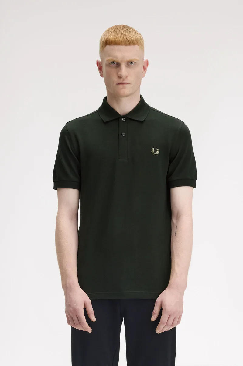 Ανδρικό Polo Plain Fred Perry Shirt M6000-Y72 Πράσινο