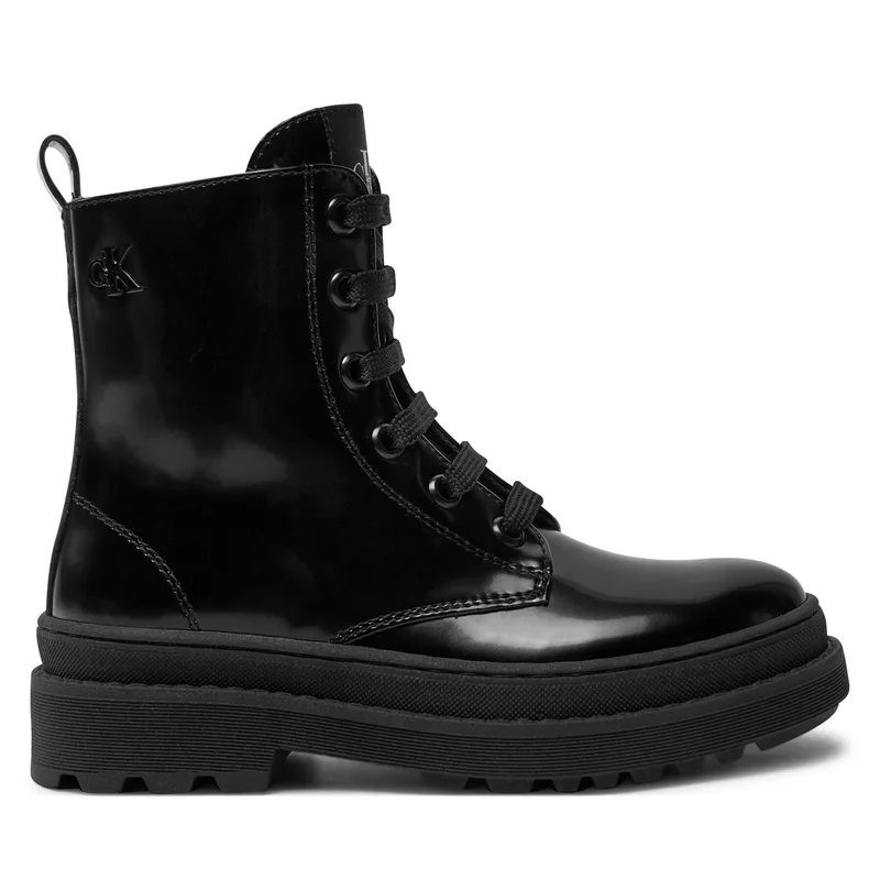Ορειβατικά παπούτσια Calvin Klein Jeans Lace-Up Bootie V4A5-81031-1453 M Μαύρο