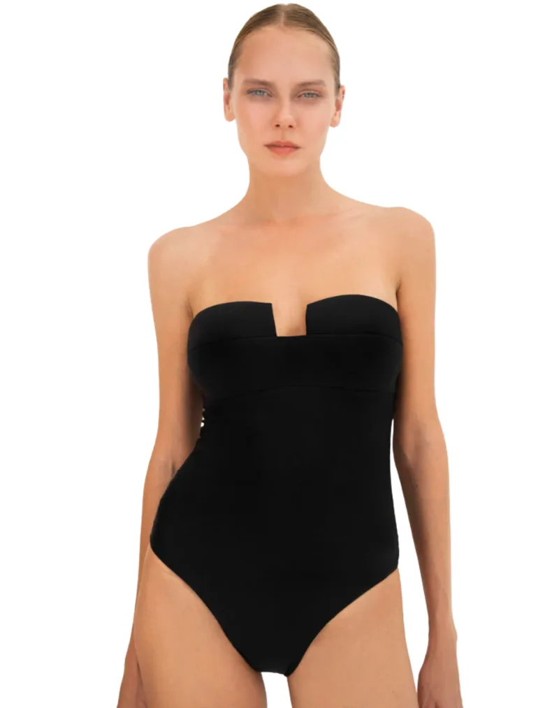 Therinos - Μαγιό Ολόσωμο Γυναικείο Grace Cap 25 One Piece-Black