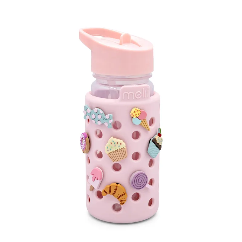 Παγούρι Με Charms Ροζ 450ml Melii MEL27720 (Χρώμα: Ροζ) - Melii - MEL27720