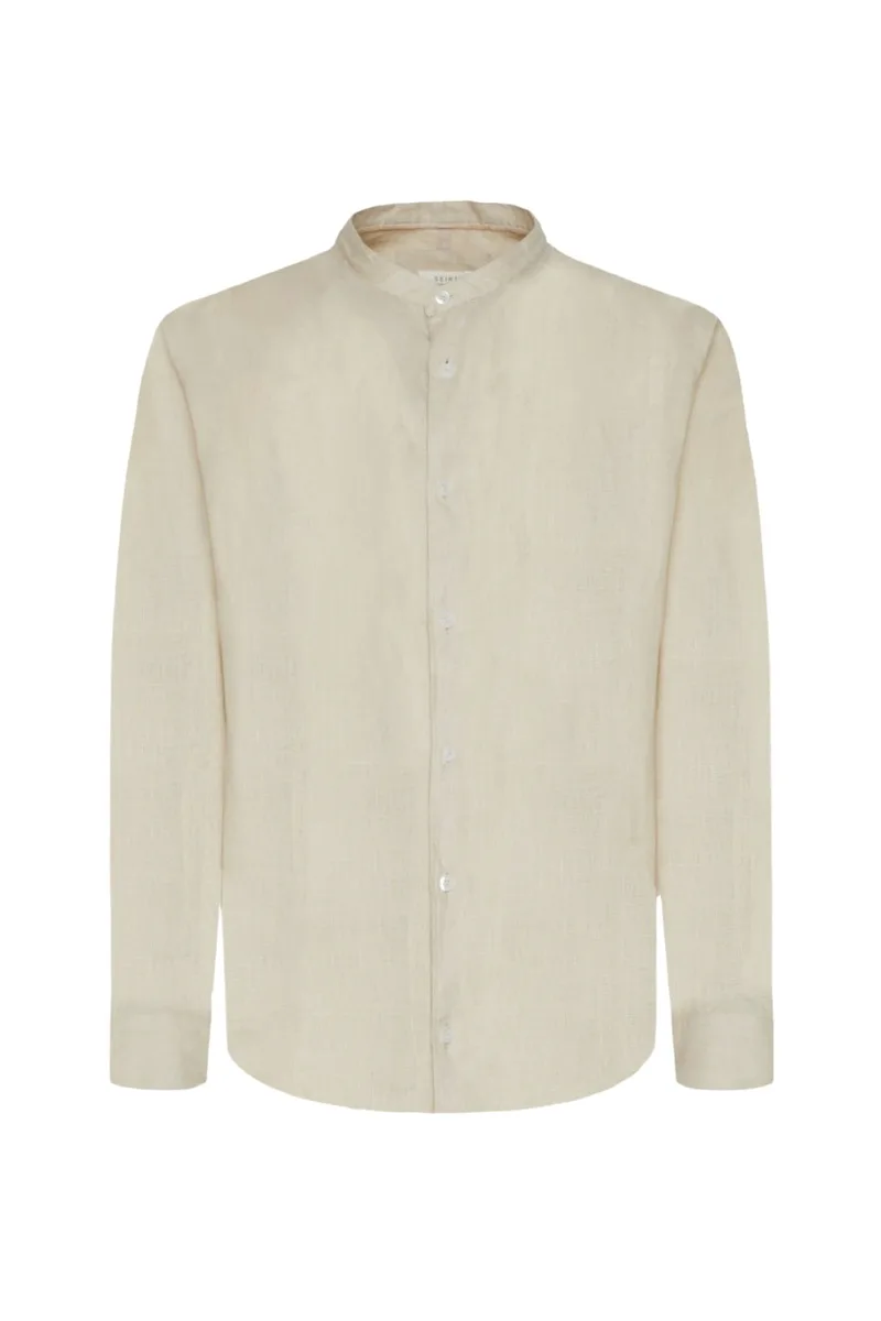 SEINSE Πουκάμισα COREANA M/L - ΜΠΕΖ-CE986SS-BEIGE