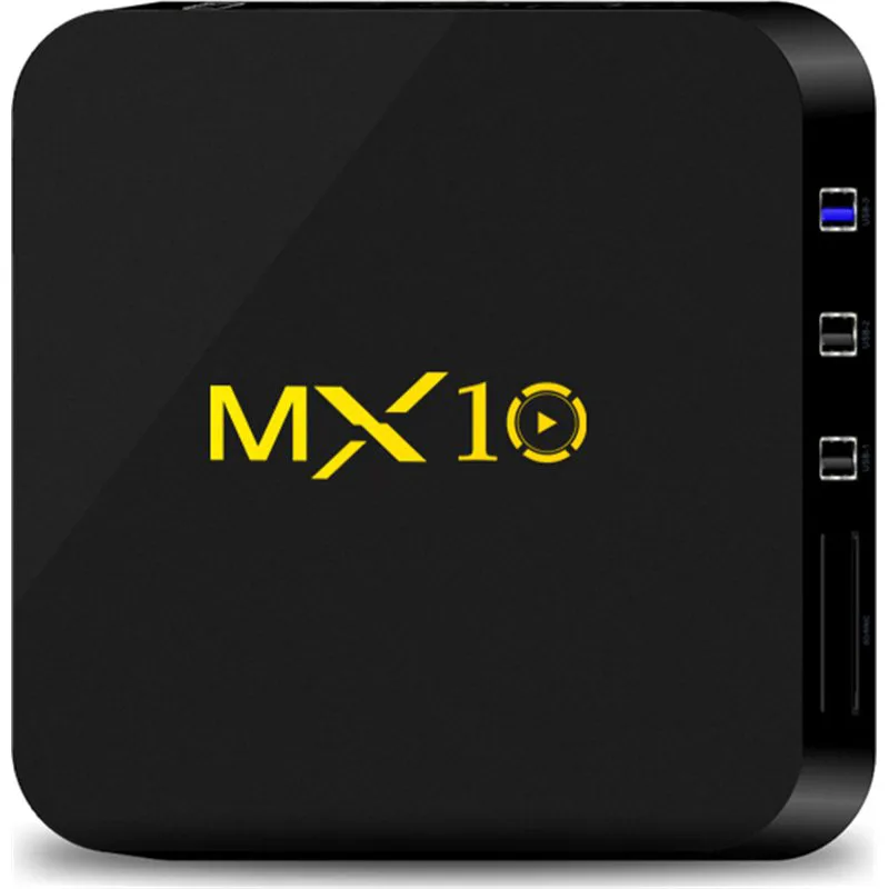 TV Box MX10 (RK3328/4GB/32GB/Android) 4K UHD με WiFi USB 2.0 / USB 3.0 4GB RAM και 32GB Αποθηκευτικό Χώρο με Λειτουργικό Android