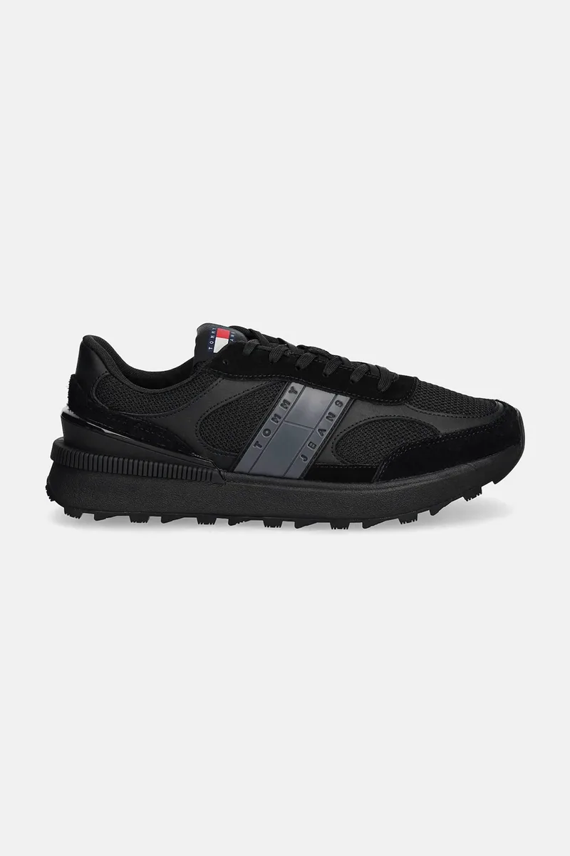 Tommy Jeans ανδρικά sneakers με λογότυπο - EM0EM01537 Μαύρο