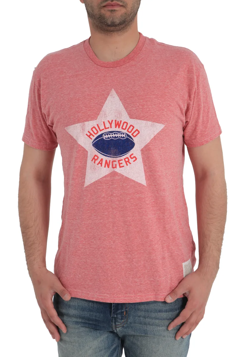 Μπλούζα Κοντομάνικη Retro Brand Hollywood Rangers RB120HWR-PINK Ανδρικό